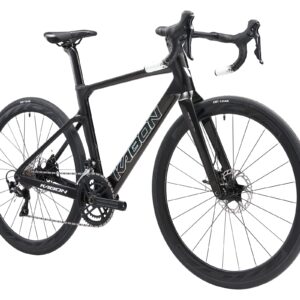 KABON Full Carbon Road Bike, 700C Carbon Fiber Frame Road Bike with Shimano 105 22 Speed Disc Brake Racing Bicycle with Carbon Wheelset (Black, 53cm)