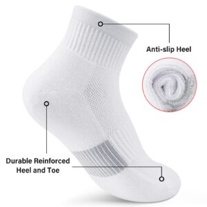 Gonii Ankle Socks Womens Athletic Thick Cushioned Running Hiking Low Cut 5-Pairs