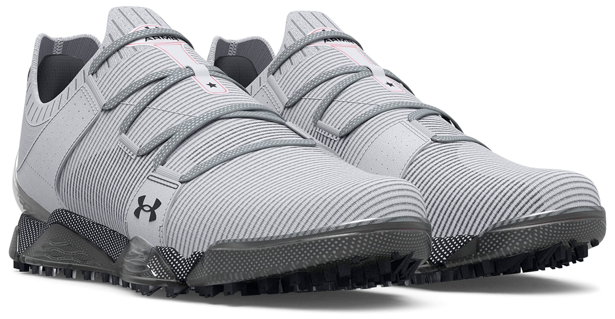 Under Armour Men's UA HOVR Tour Spikeless Golf Shoes - 3025069-101 - Mod Gray/Mod Gray/Black - 8