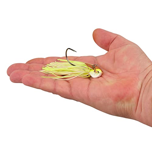 Berkley SlobberKnocker Fishing Jig, White Chartreuse, 1/2 oz