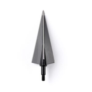 VPA 3 Blade Broadheads 3 Pack Carbon Tool Steel and Stainless Steel 100 125 150 175 200 250 300 Grain 1 1/8" 1 1/4" 1 1/2" Cut For Compound/Crossbow/Trad (300gr., Carbon Tool Steel 1 1/4")