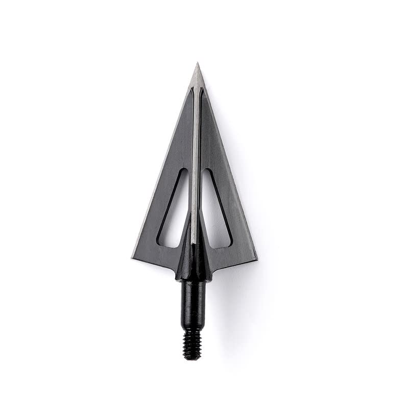 VPA 3 Blade Broadheads 3 Pack Carbon Tool Steel and Stainless Steel 100 125 150 175 200 250 300 Grain 1 1/8" 1 1/4" 1 1/2" Cut For Compound/Crossbow/Trad (150gr. Vented, Carbon Tool Steel 1 1/4")