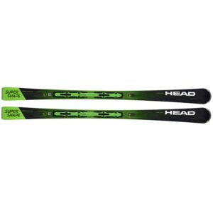 HEAD Unisex Supershape E-Magnum Performance Skis and Tyrolia Protector PR 13GW 85mm Alpine Ski Bindings Package, 163