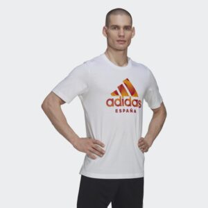 adidas Spain Graphic Tee Men's, White, Size XL