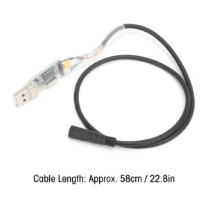 HERCHR USB Programming Cable for BBS01 BBS02 BBS03 BBSHD Electric Bicycle Motor Mid Drive Motor Kit Electric Bike Programming Cable