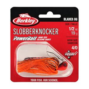 Berkley SlobberKnocker Fishing Jig, Fire Craw, 1/2 oz