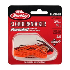 Berkley SlobberKnocker Fishing Jig, Fire Craw, 3/8 oz