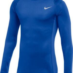 Nike Mens Pro Fitted Long Sleeve Training Tee (Medium Royal)