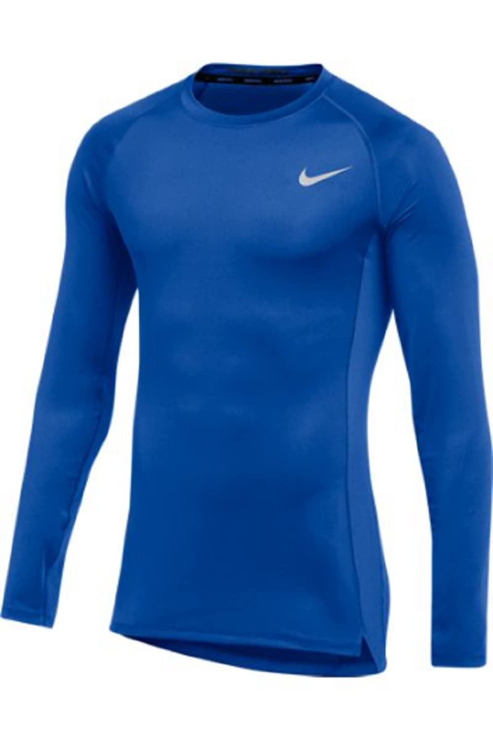 Nike Mens Pro Fitted Long Sleeve Training Tee (Medium Royal)