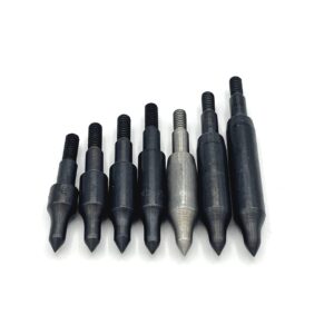 Vantage Point Archery VPA Field Point Tip Test Kit 7 Pack 100 125 150 175 200 250 300 Grain for Compound, Crossbow, and Traditional Bows