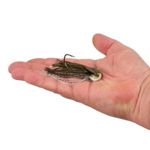 Berkley SlobberKnocker Fishing Jig, Green Pumpkin Shad, 1/2 oz