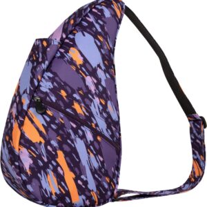 AmeriBag Small Healthy Back Bag Tote Prints and Patterns (Splash Purple)