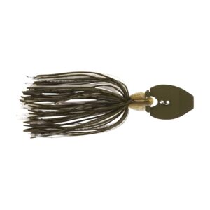 Berkley SlobberKnocker Fishing Jig, Green Pumpkin Shad, 1/2 oz