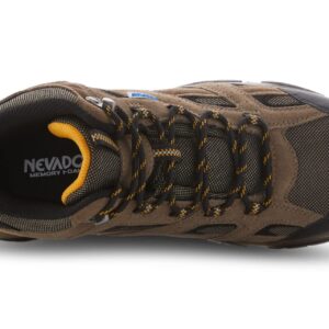 Nevados XP Men's Boomerang II Mid Waterproof Hiking Boots | Flexible & Lightweight for Trail, Walking, Summer Outdoors | Comfortable w/Memory Foam | Rugged Carbon Rubber Sole