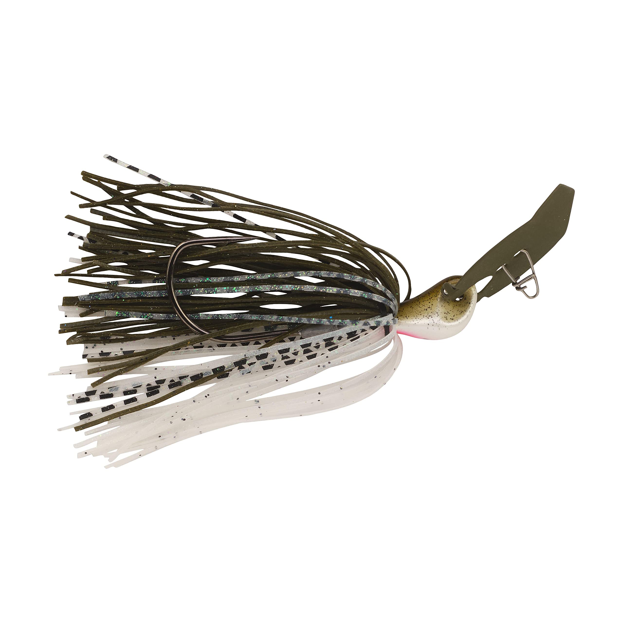 Berkley SlobberKnocker Fishing Jig, Green Pumpkin Shad, 1/2 oz