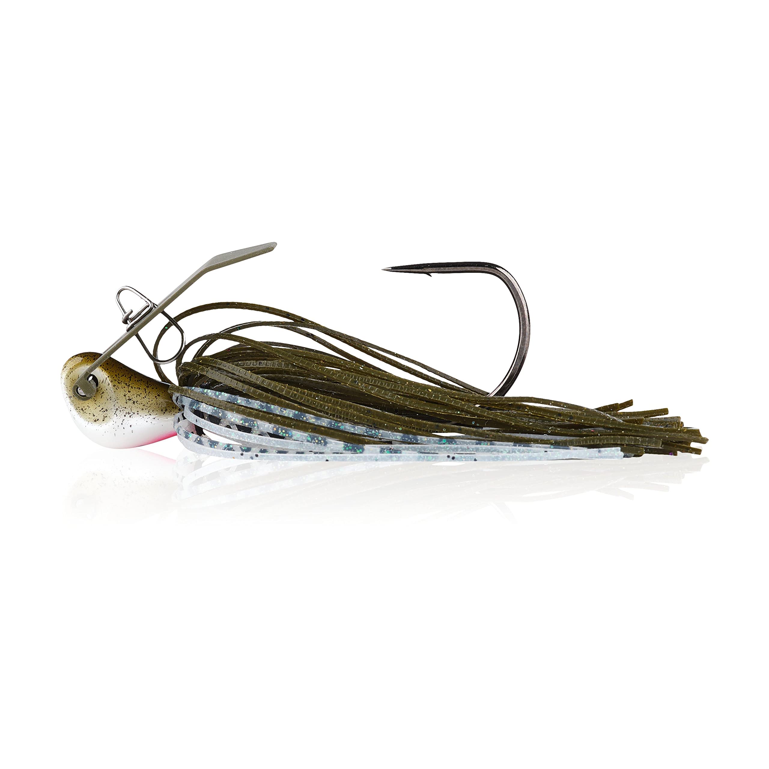 Berkley SlobberKnocker Fishing Jig, Green Pumpkin Shad, 1/2 oz