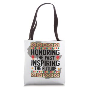 honoring the past | black history month tote bag