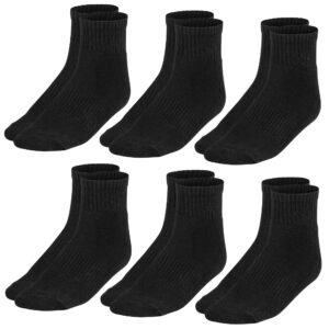 Realtree Comfort Dry Cushioned Crew Black Mens Socks Size 6-12 (Ankle)