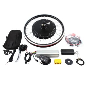 RibasuBB 20 Inch Electric Bike Conversion Kit,48V 1000W Ebike Conversion Kit E-Bike Front Wheel Conversion Kit Electric Bicycle Conversion Kit w/LED Display Max Speed 50km/h