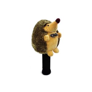 3d plush animal wood sport head covers golf club headcover for golf lovers women men(driver hedgehog)