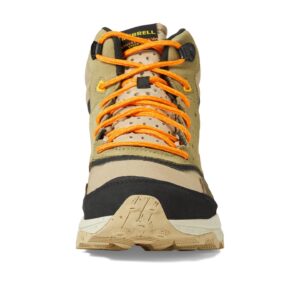 Merrell® Speed Solo Mid Waterproof Hiking Boots for Men – FloatPro™ Foam Midsole – Removable PU Footbed Clay/Olive 9 M