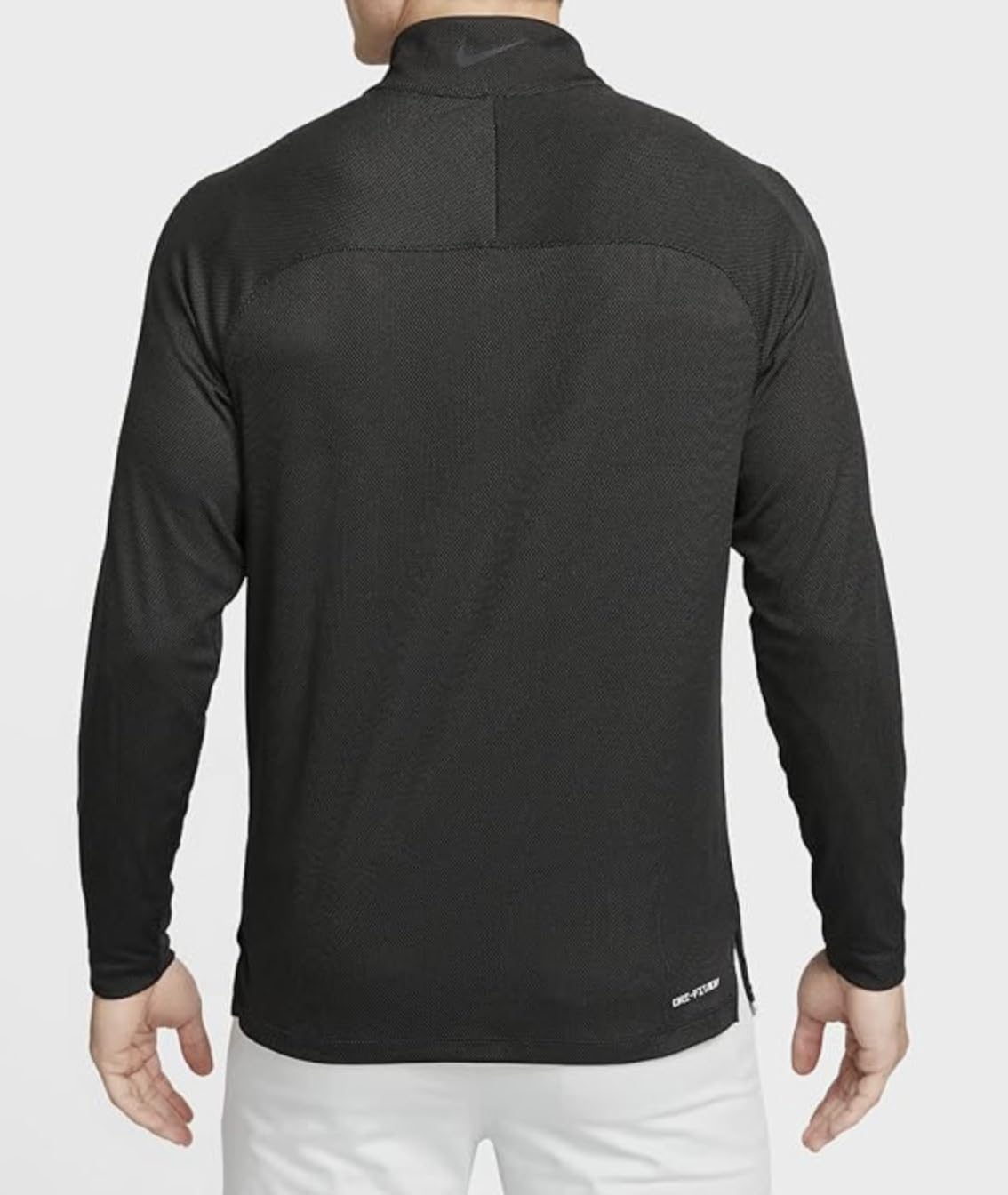 Nike Dri-FIT ADV Vapor Men's Quarter-Zip Golf Top, Black/Dark Smoke Grey (as1, Alpha, x_l, Regular, Regular)