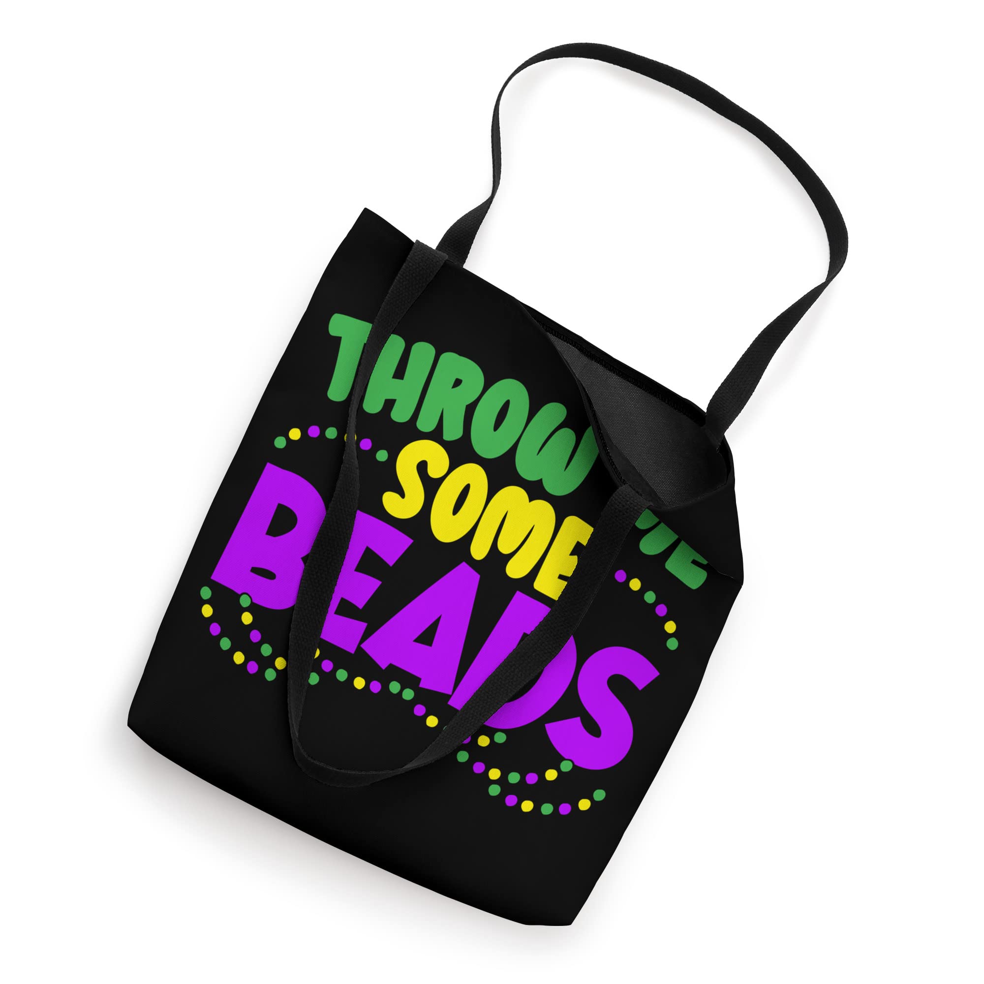 Throw Me Some Beads Mardi Gras New Orleans Louisiana Parade Tote Bag