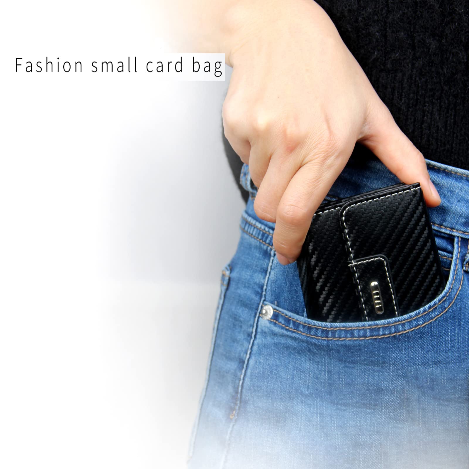 XIDAILINENG-TIYI Business Credit Card Holders Soft Leather Security Card Pack Each Has 26 Card Slots for Organizers Wallet for Men Women