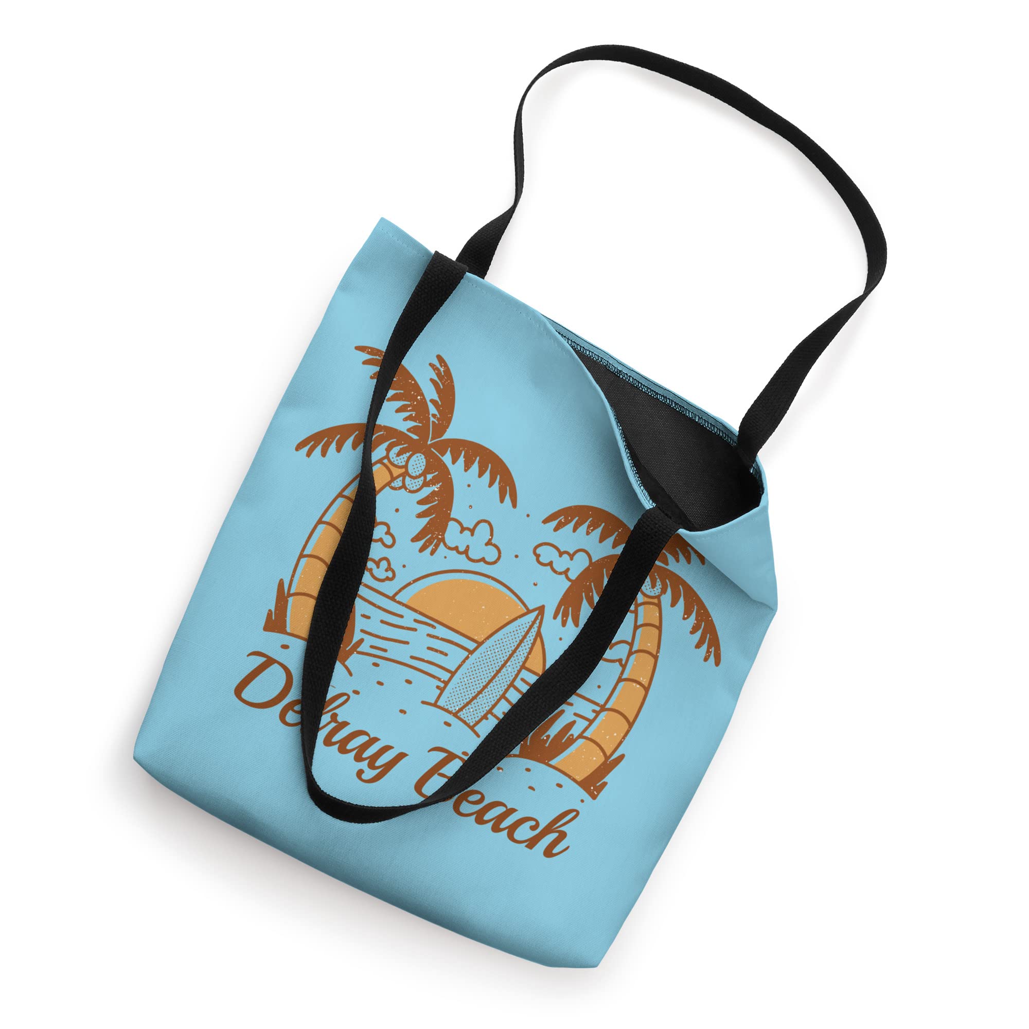 Delray Beach Florida Tropical Beach Vacation Tote Bag