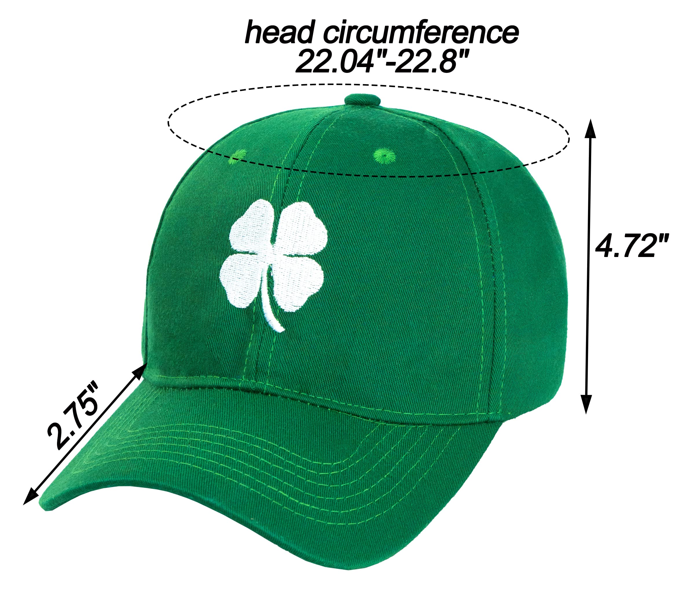 Men-Women-Ireland-St-Patrick's-Baseball-Day-Cap - Irish-Shamrock-Adjustable-Green-Day-Lucky-Hat-St-Patrick-Decor