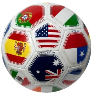 Icon Sports Country Flags Soccer Ball Size 5, World Club National Teams, Flag Soccer Ball #5