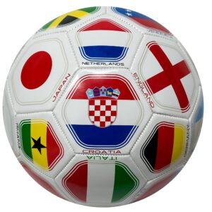 Icon Sports Country Flags Soccer Ball Size 5, World Club National Teams, Flag Soccer Ball #5