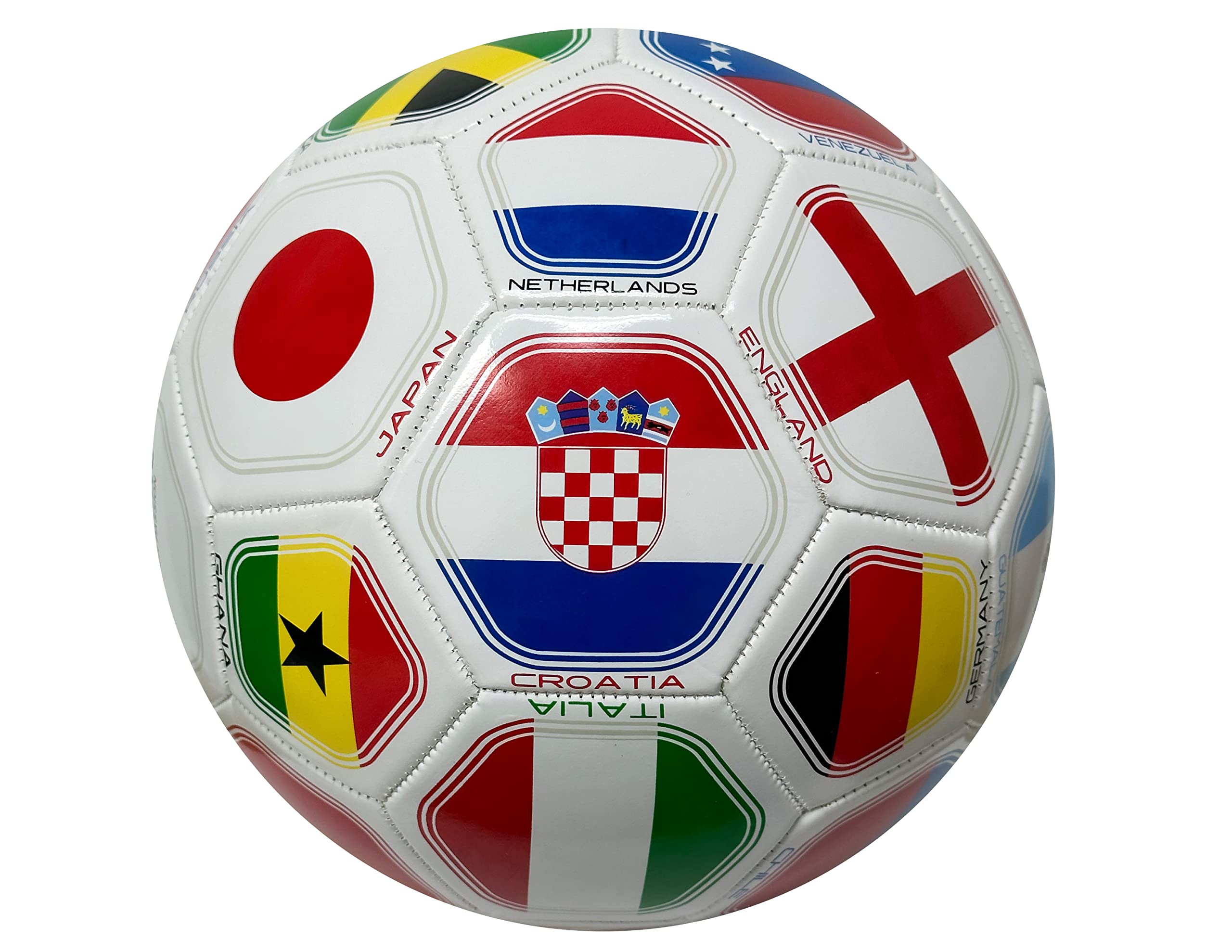 Icon Sports Country Flags Soccer Ball Size 5, World Club National Teams, Flag Soccer Ball #5