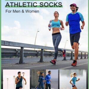 KEECOW Mens Athletic Socks 9-12 Grey Low Cut Short Cushioned Socks for Men Women 6 Pairs Breathable, Performance