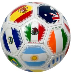 Icon Sports Country Flags Soccer Ball Size 5, World Club National Teams, Flag Soccer Ball #5