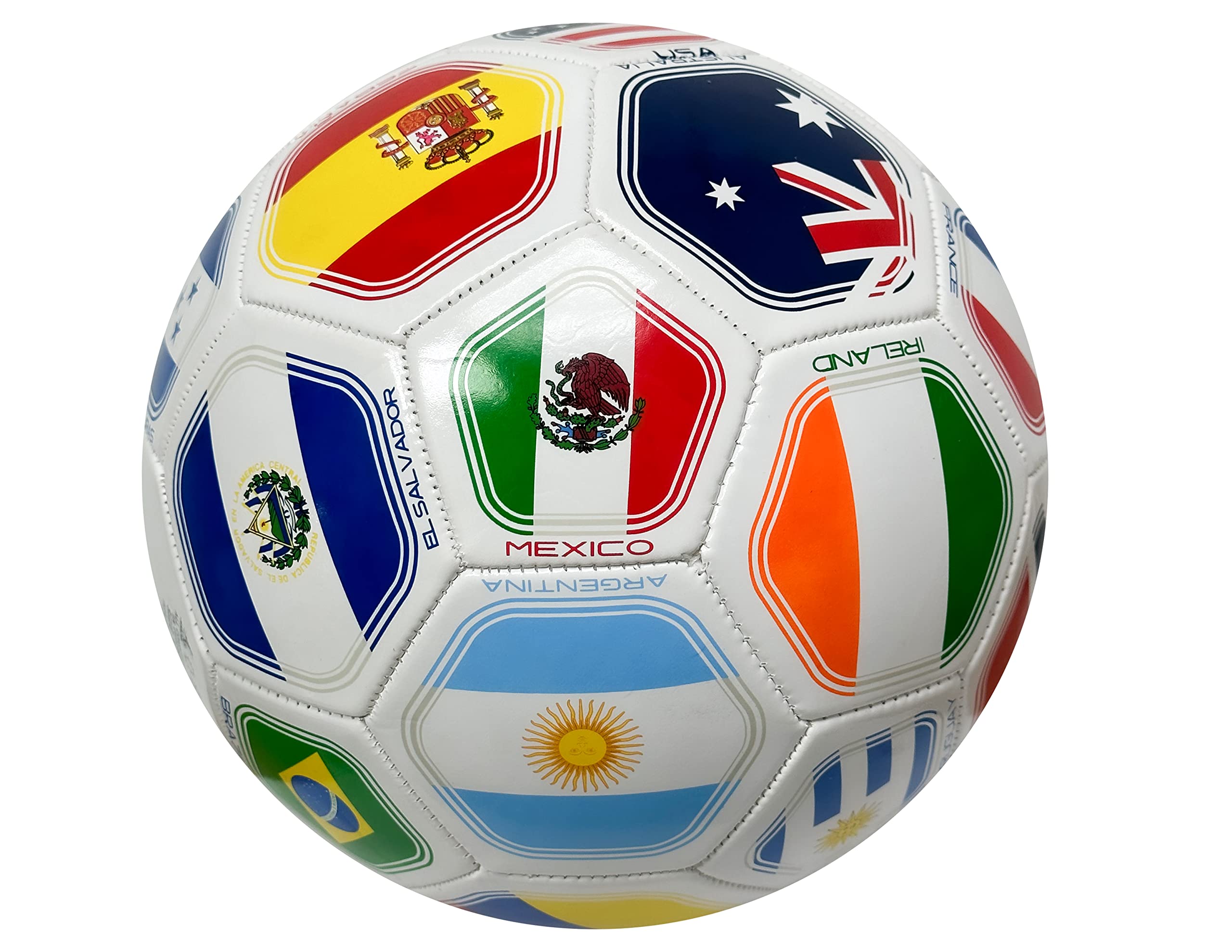 Icon Sports Country Flags Soccer Ball Size 5, World Club National Teams, Flag Soccer Ball #5