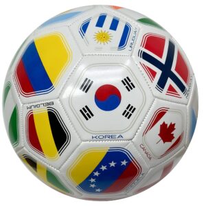 Icon Sports Country Flags Soccer Ball Size 5, World Club National Teams, Flag Soccer Ball #5