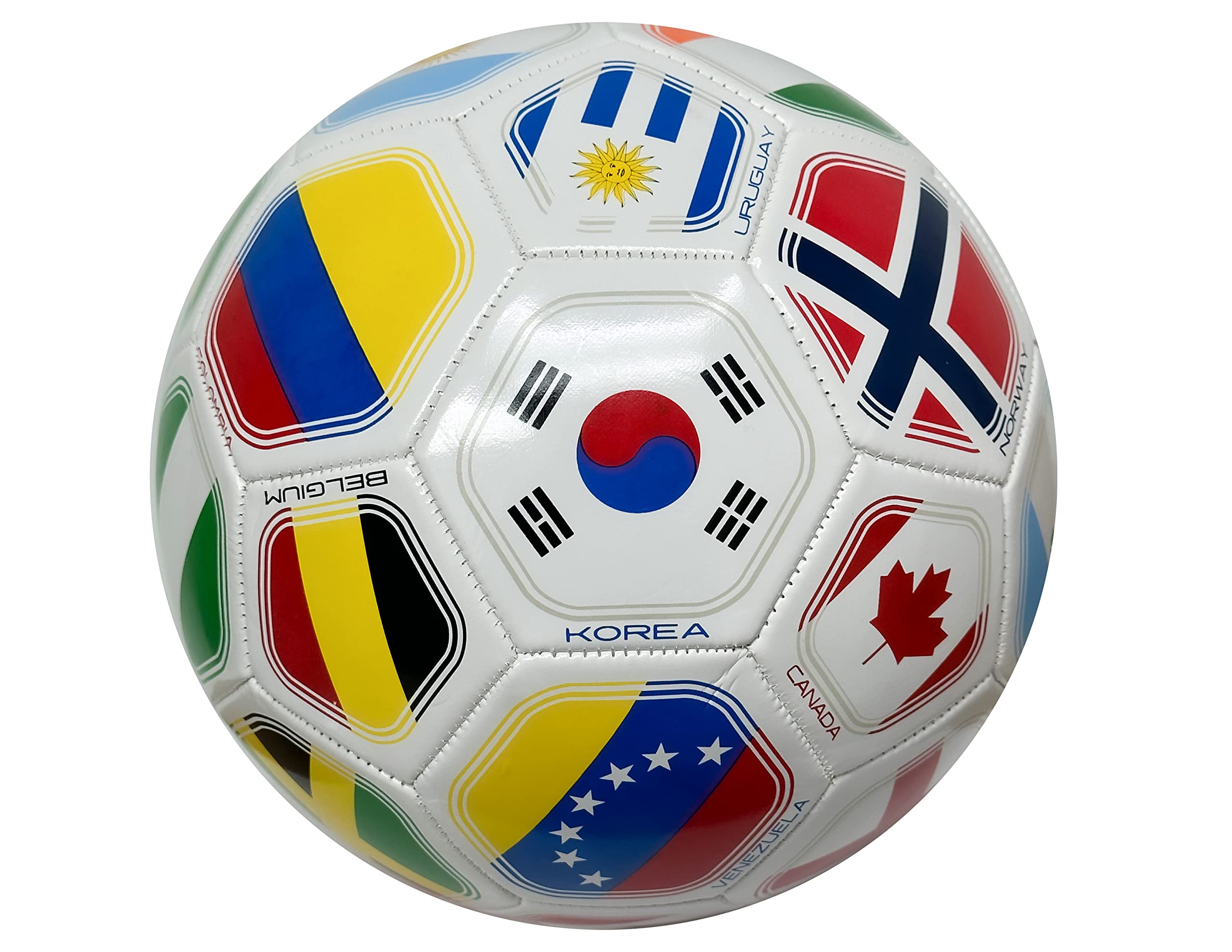 Icon Sports Country Flags Soccer Ball Size 5, World Club National Teams, Flag Soccer Ball #5