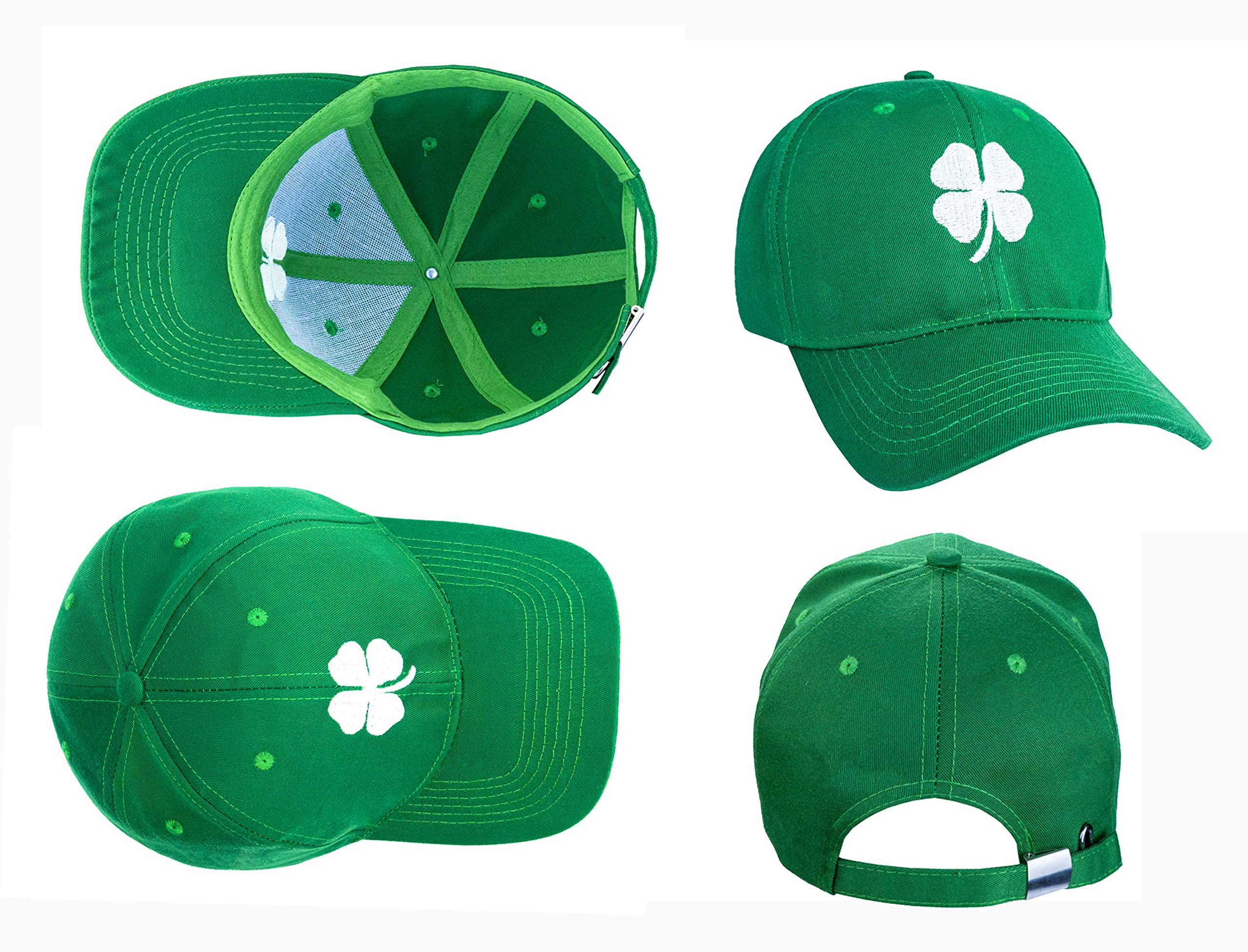 Men-Women-Ireland-St-Patrick's-Baseball-Day-Cap - Irish-Shamrock-Adjustable-Green-Day-Lucky-Hat-St-Patrick-Decor