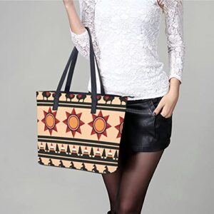 Womens Handbag Animal Horses Leather Tote Bag Top Handle Satchel Bags For Lady