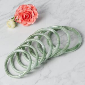 NAHARO Natural Bangle Bracelet for Women,Retro Chinese Style Good luck Bangle for Women with Gift Box(Check the size)