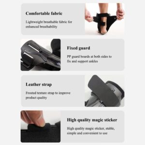 EastVita Ankle Brace for Women Men,Lace Up Braces with Stabilizers,Double Side Pads Fixation for Ankle Protector Injury Recovery, Prevent Re-Injury Skin color L