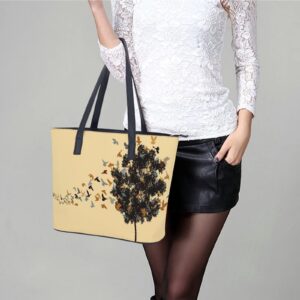 Womens Handbag Tree Leather Tote Bag Top Handle Satchel Bags For Lady