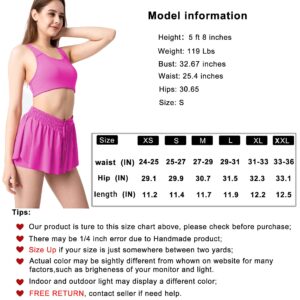 Shorts That Look Like A Skirt Yoga Workout Comfy Quickdraw Drawstring Flowy Shorts for Women Butterfly Shorts Fluorescent Red S