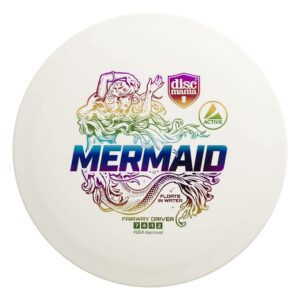 discmania active mermaid disc golf driver – floating disc golf driver, floats in water – 160-165g