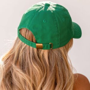 St. Patrick's Day Party Baseball Cap Ireland Irish Leaf Green Trucker Hat Four Leaf Clover Lucky Dad Caps 22.5"