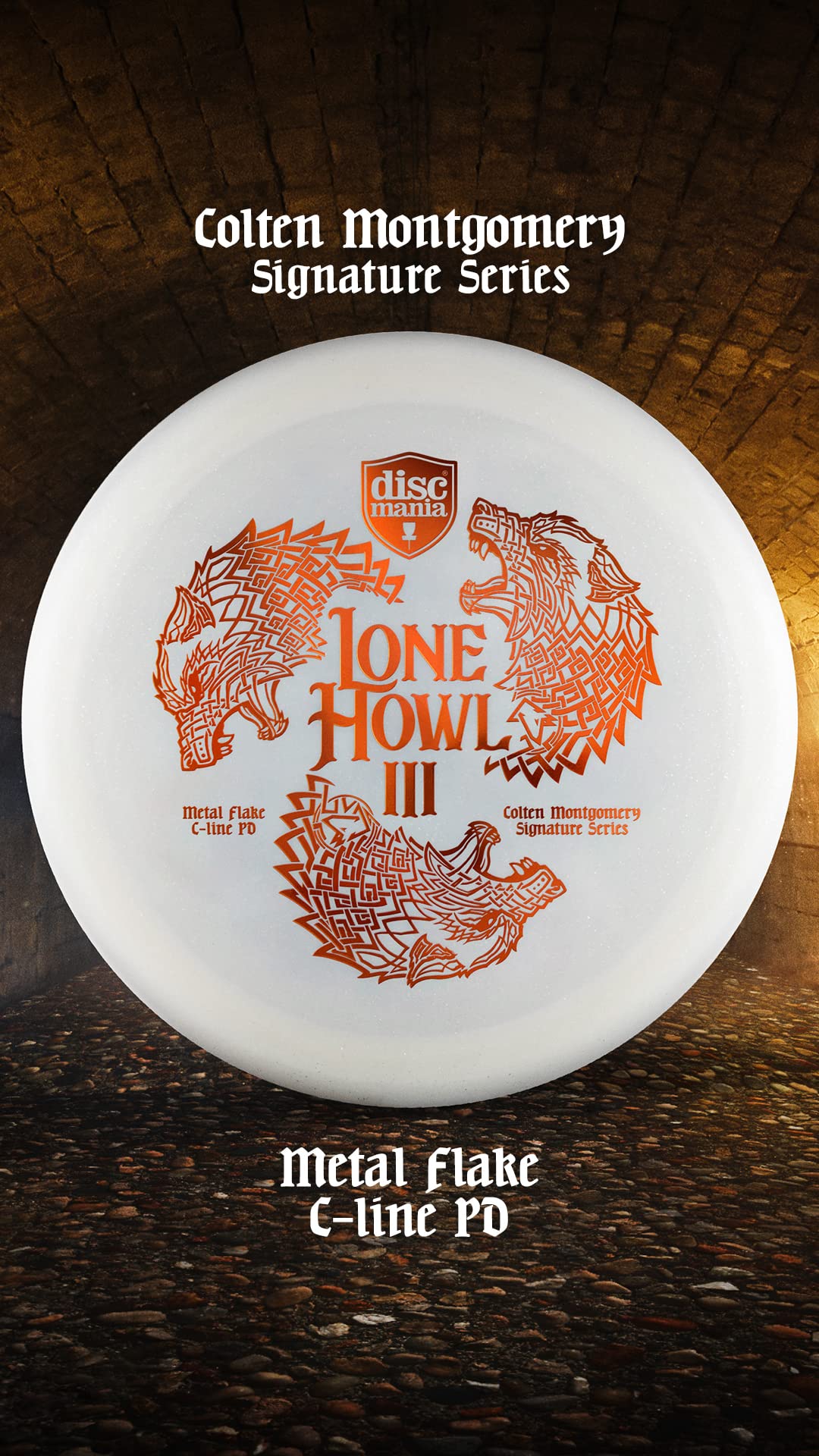 Discmania Lone Howl 3 - Colten Montgomery Signature Series Metal Flake C-Line PD Disc Golf Driver (Colors Will Vary) (173-176g)