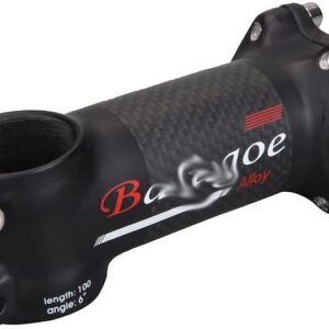 ZECHAO Carbon Fiber Road Bike Stem,28.6-31.8MM Aluminum Riser Stem Carbon Handle 6 Degree 17 Degree Bike Stem (Color : Black, Size : 17 Degrees 70mm)