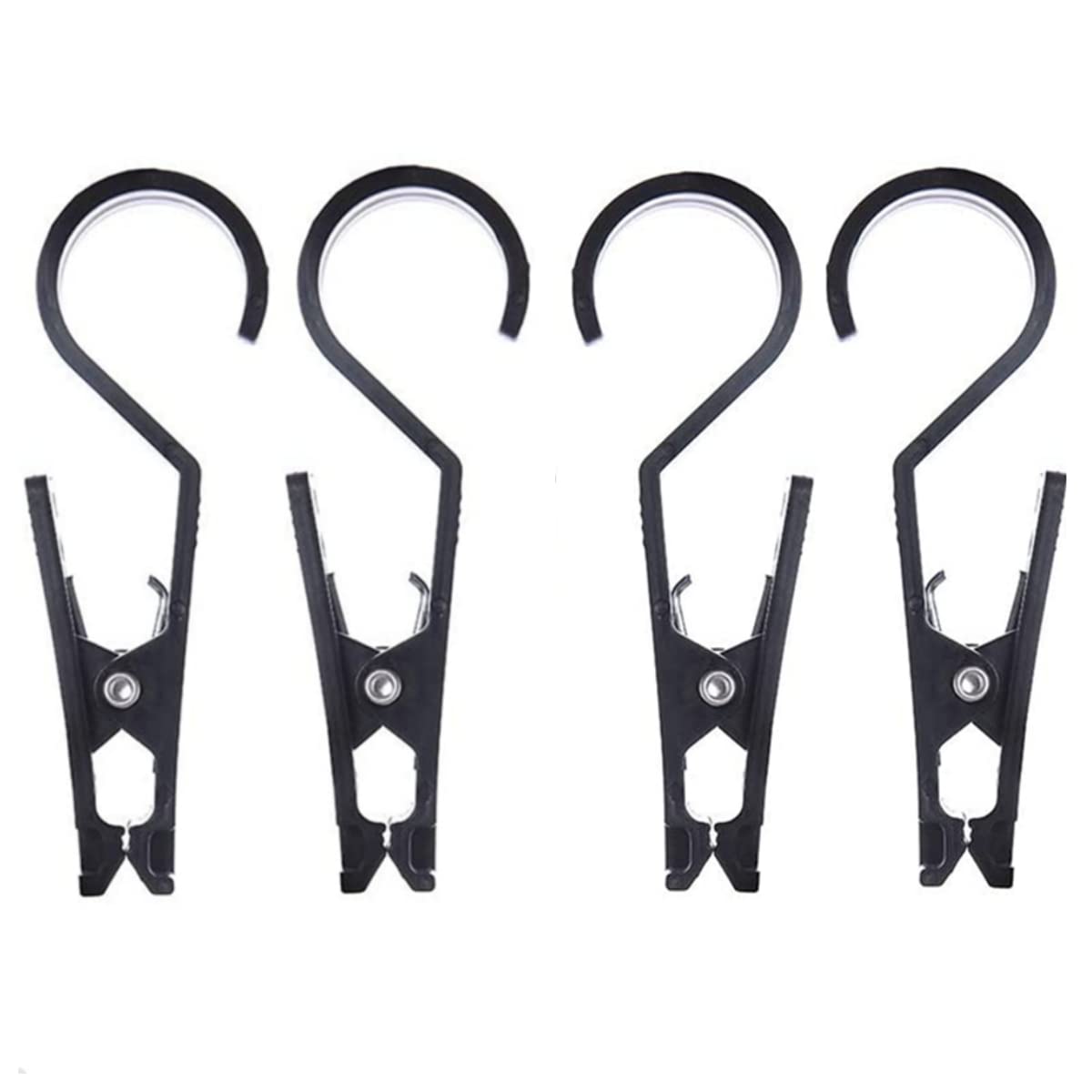 4Pcs Tent Accessories Tent Lights Hook for Camping Hanging Multifunctional Clip Tent Canopy Clip Outdoor Camping Equipment Accessories Practical Clothespin.