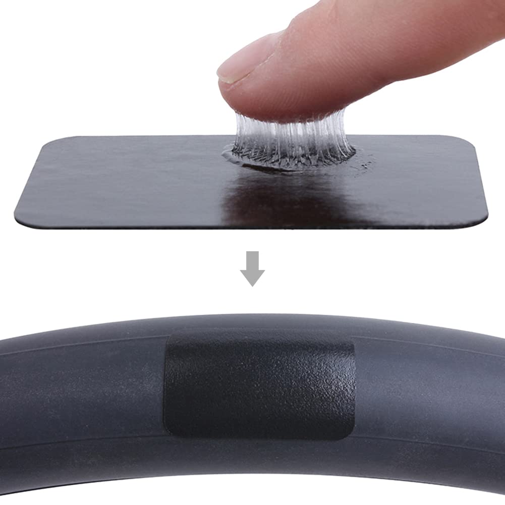 18Pcs Bicycle Tire Patches Bike Puncture Repair Kit Glueless Self-Adhesive Patches Road Mountain Bike Quick Repair Tool with Portable Storage Box